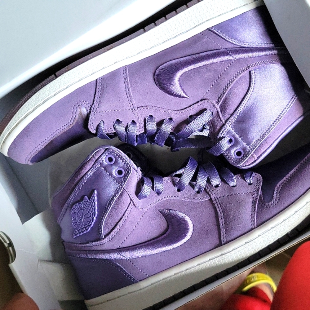 Purple Jordan 1s